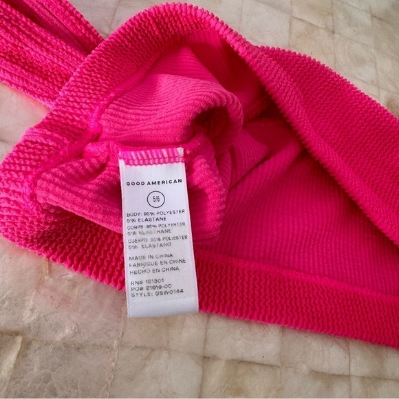 NEW Good American Always Fits XXL hot pink scoop tank top skims rave festival 5 - Picture 10 of 12